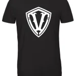 Tričko Pánske / T-Shirt Classic / Čierna - Biela / v1382