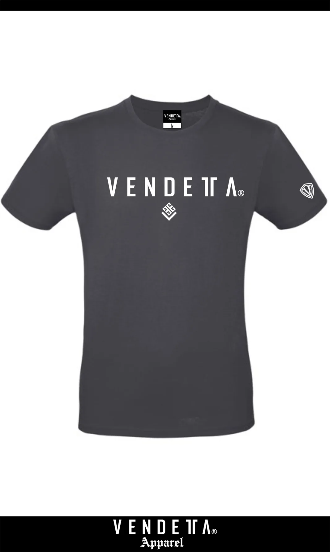 Tričko Pánske / T-Shirt Classic / Šedá tmavá / v1649 – Obrázok 1