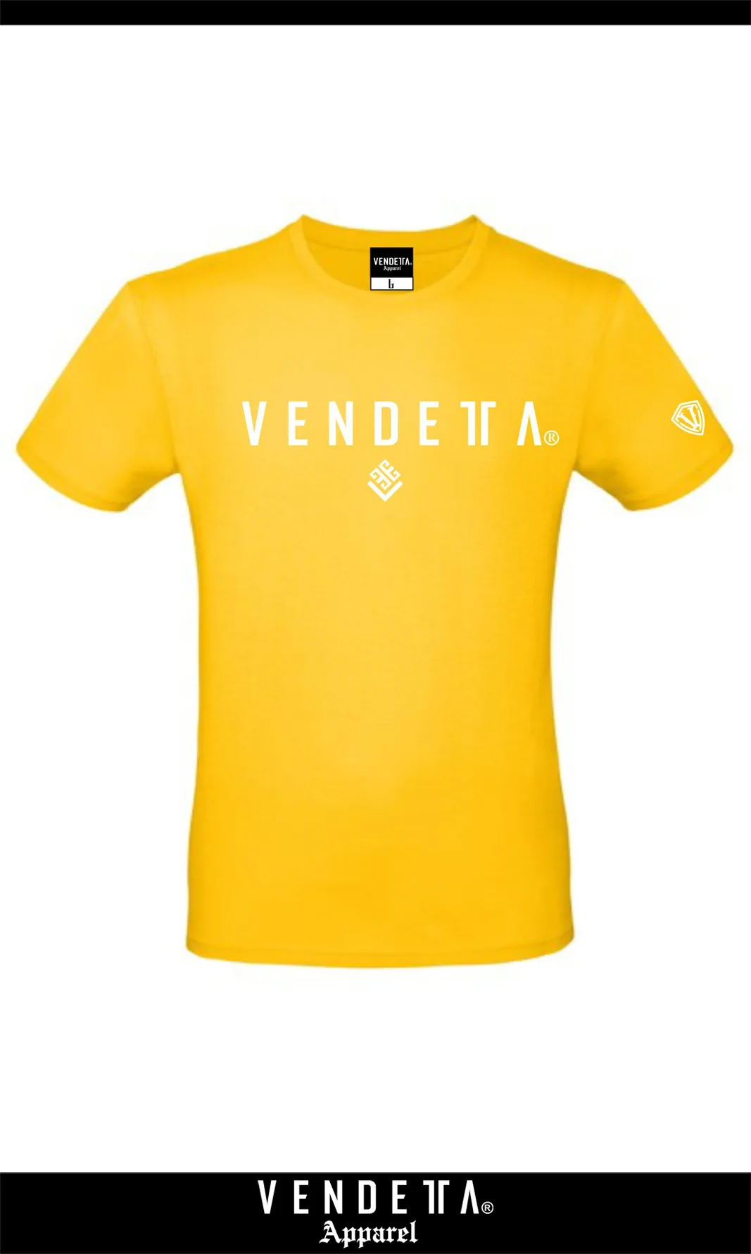 Tričko Pánske / T-Shirt Classic / Žltá / v1649 – Obrázok 1