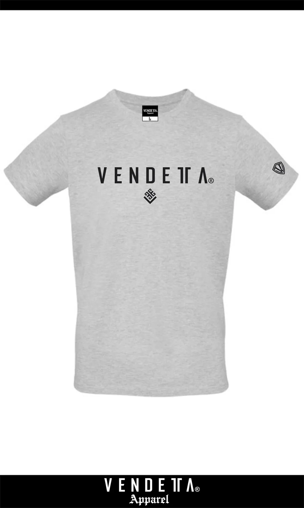 Tričko Pánske / T-Shirt Classic / Šedá svetlá / v1649 – Obrázok 1