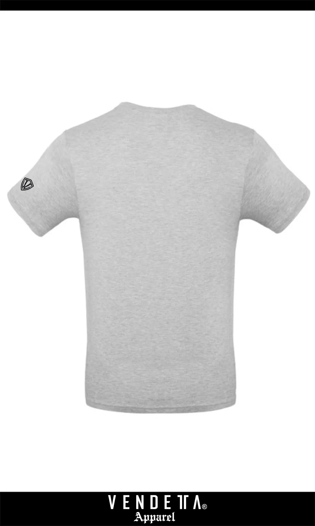 Tričko Pánske / T-Shirt Classic / Šedá svetlá / v1649 – Obrázok 3