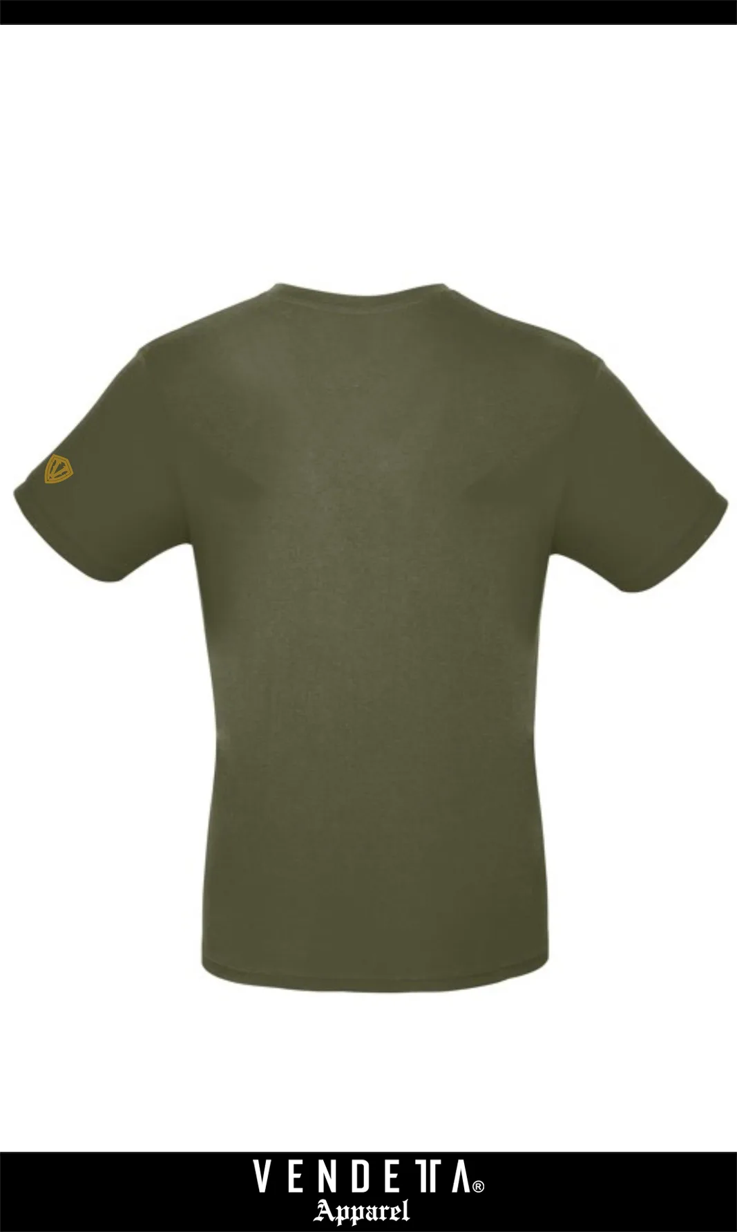Tričko Pánske / T-Shirt Classic / Zelená - Khaki / v1649 – Obrázok 3