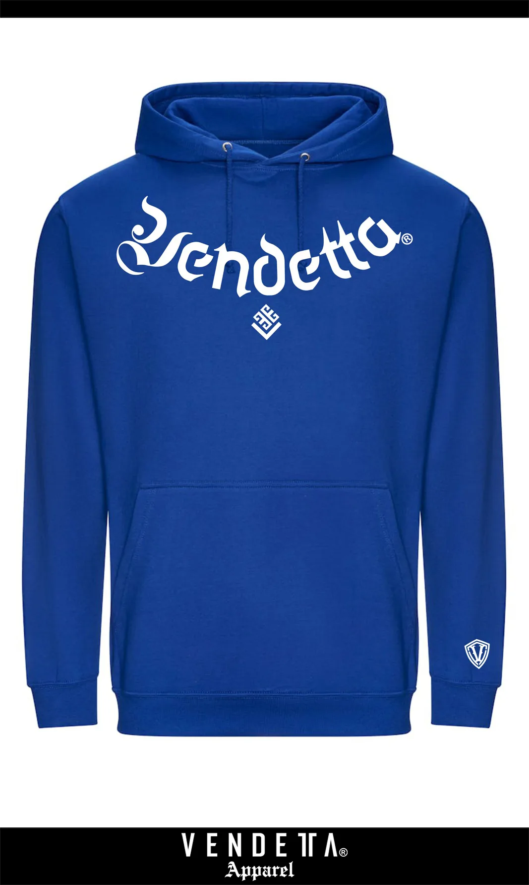 Mikina s Kapucňou UNI / Hoodie Oversize / Modrá - Royal / v1653 – Obrázok 1