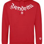 Mikina s Kapucňou UNI / Hoodie Oversize / Červená / v1653