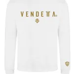 Mikina Dámska / CLASSIC sweatshirt / Biela-Zlatá / v1661