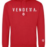 Mikina s Kapucňou Dámska / Hoodie Oversize / Červená / v1683