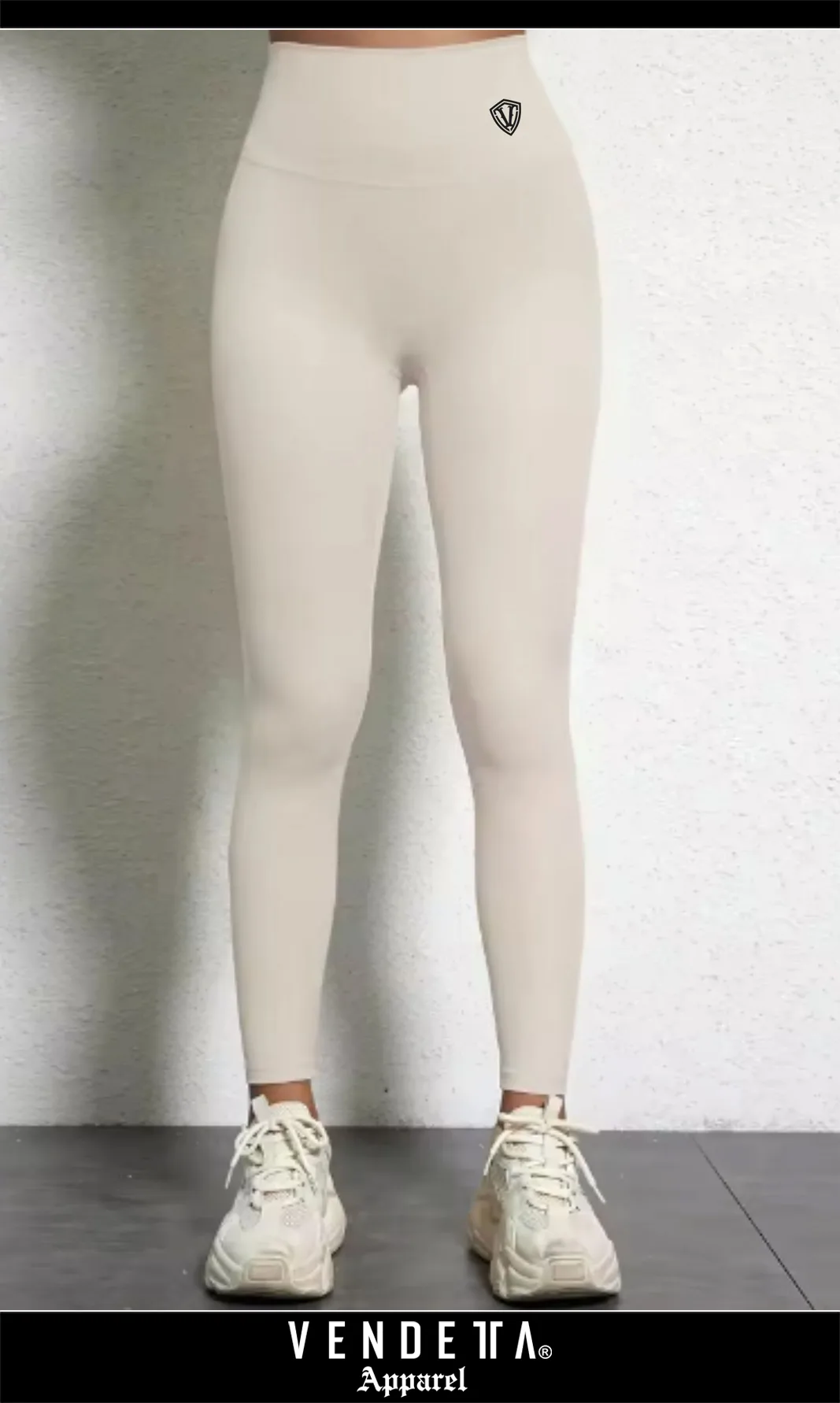 Legíny Bezšvové Dámsky / Vrecko / Classic Leggings / Natural / v1687 – Obrázok 1