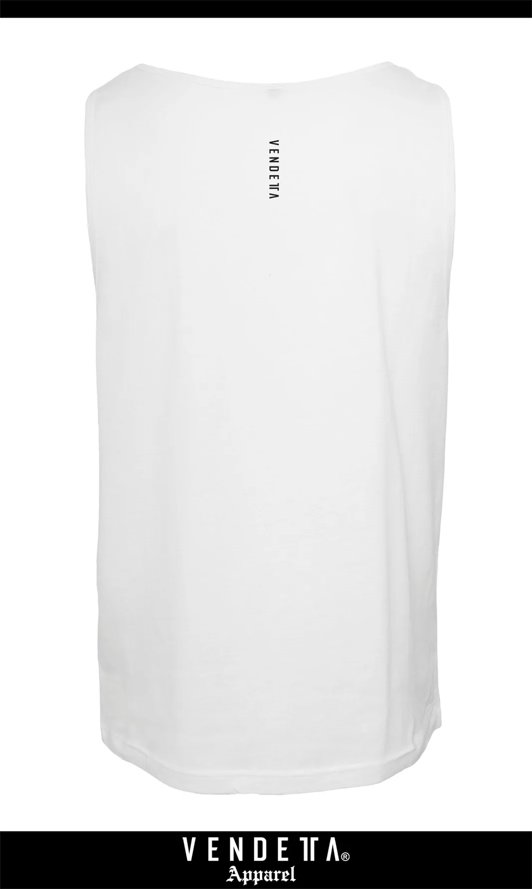 Tielko Oversize Pánske / Tank top / Biela / v1704 – Obrázok 3
