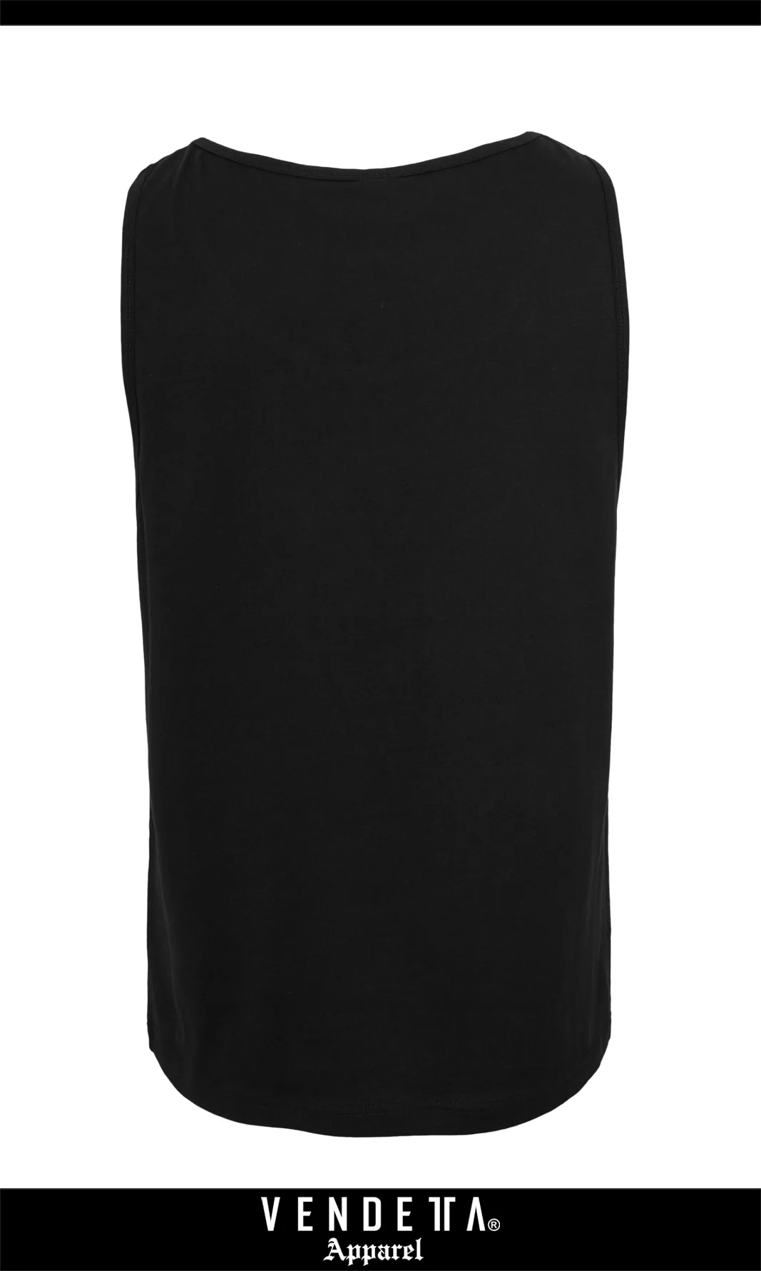 Tielko Oversize Pánske / Tank top / Čierna - Biela / v1705 – Obrázok 4