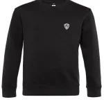 Mikina Dámska / CLASSIC sweatshirt fitness / Čierna - Biela / v1710