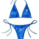 SET / PLAVKY DÁMSKE / SPODNÝ + VRCHNÝ DIEL / Women's swimwear / Modrá / v1711