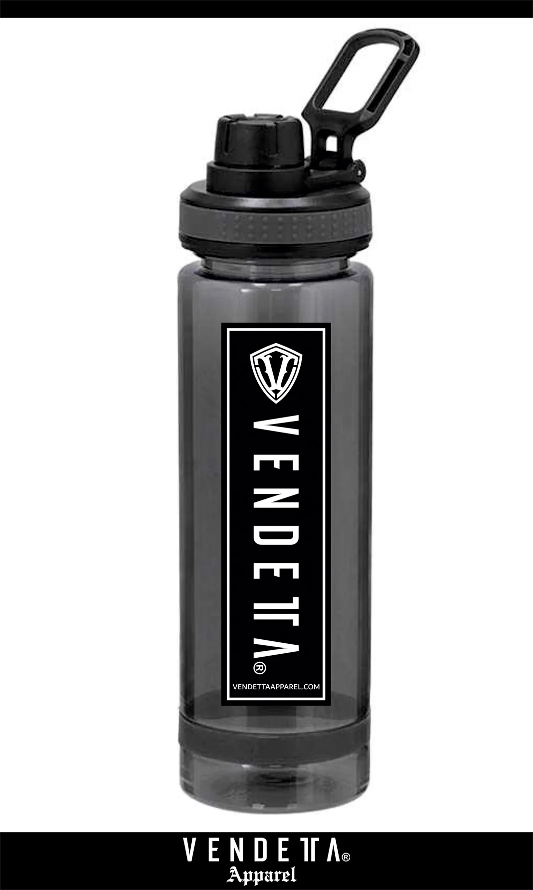 FLAŠKA Plast / Bottle Sport 700 ml / Čierna / v1657 – Obrázok 1