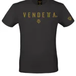 Tričko Dámske / Classic T-Shirt  / čierna - zlatá / v1722