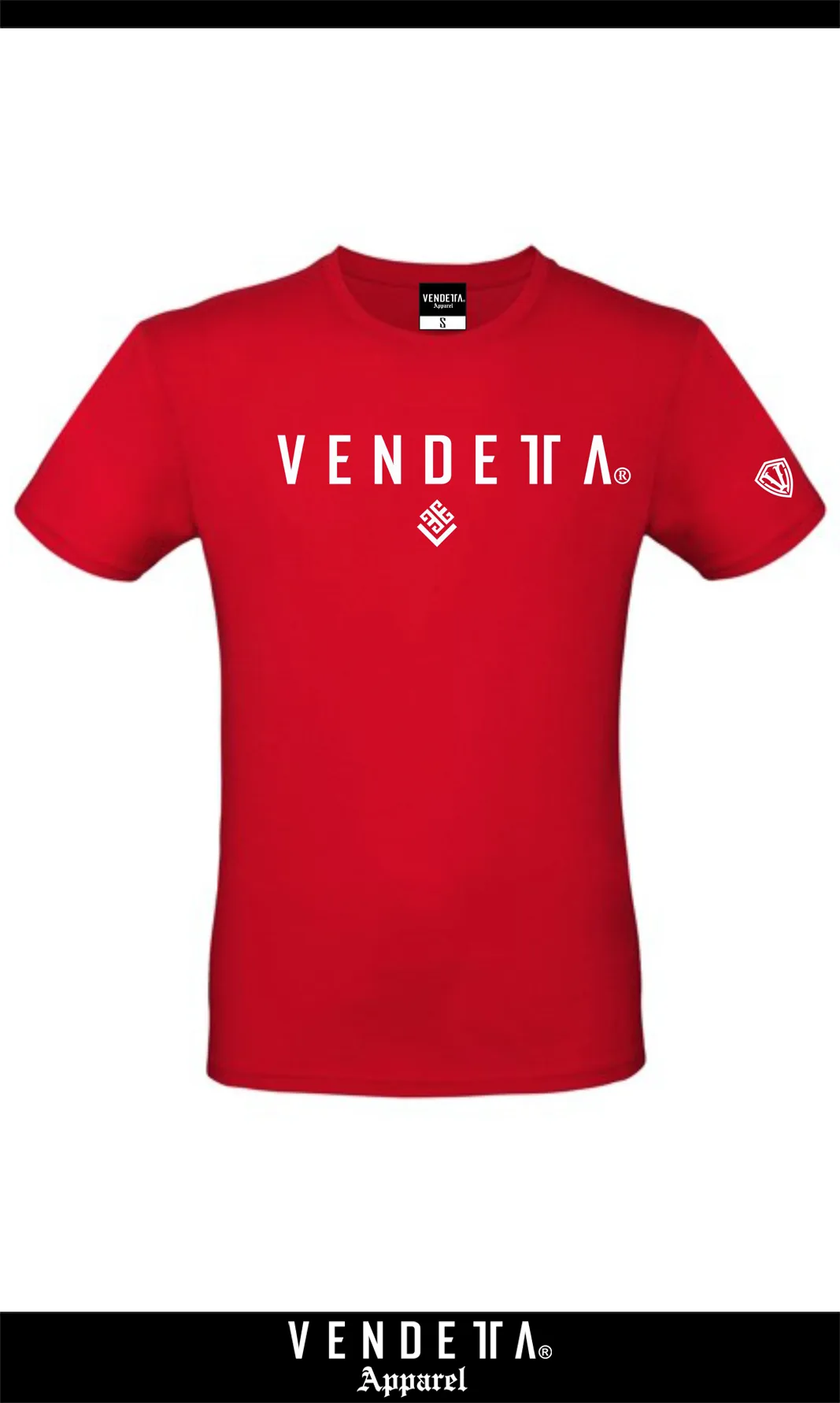v1722 red__a Tričko Dámske / Classic T-Shirt / červená / v1722 – Obrázok 1