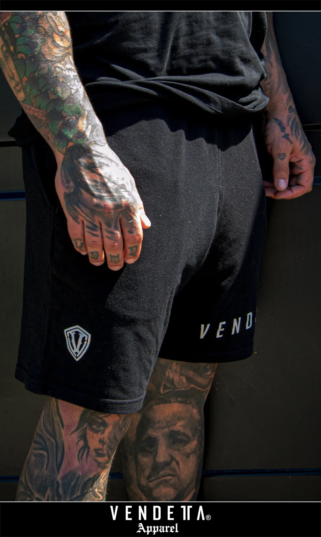 Kraťasy teplákové Muži /  PRO SPORT MUSCLE SHORTs / Čierna / v1329 – Obrázok 3