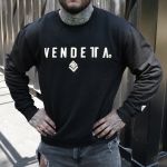 Mikina Pánska / CLASSIC sweatshirt / Čierna - Biela / v1658