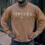 Mikina Pánska / CLASSIC sweatshirt / Hnedá - Caramel / v1658