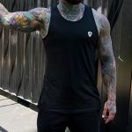 Tielko Pánske / Tank Classic 3D / Čierna / v1703