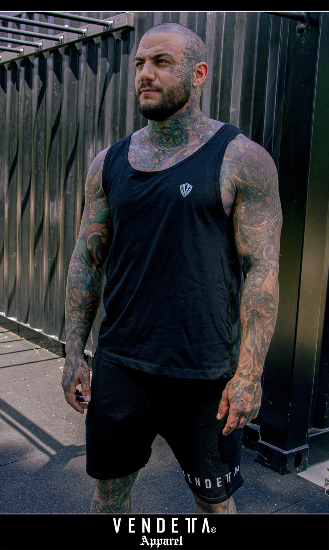 Tielko Oversize Pánske / Tank top / Čierna / v1704 – Obrázok 1