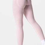 Legíny Bezšvové Dámske / Vysoký Pás / Seamless Leggings / SET / Ružová / v1736