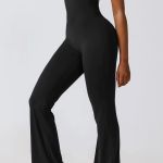 Overal Zvonový Leginy - Dámsky / Overall leggings Push UP / Čierna / v1737