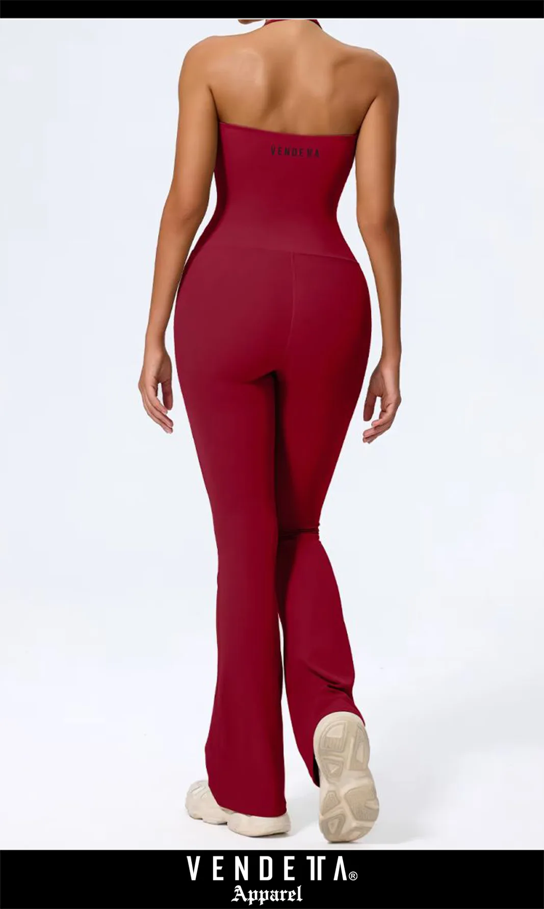 Overal Leginy - Dámsky / Overall leggings Diamond Classic / Červená / v1739 – Obrázok 2