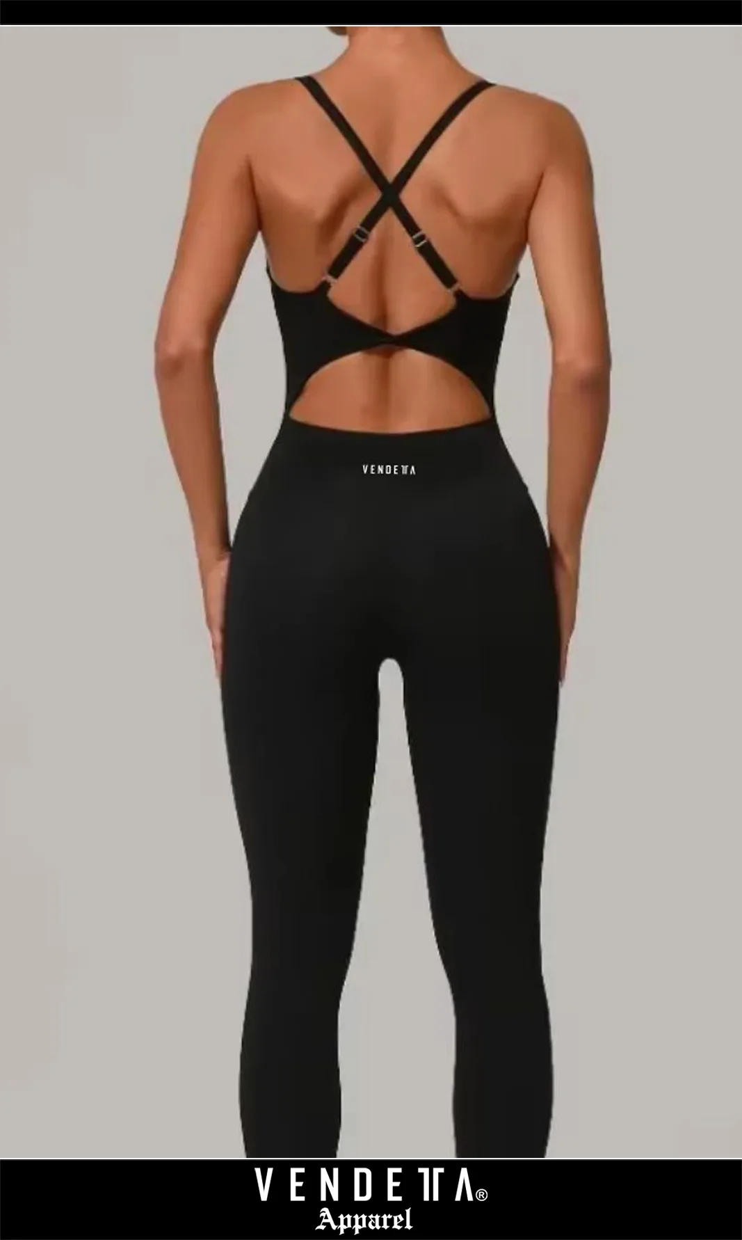 Overal Leginy - Dámsky / Overall leggings Classic / Čierna / v1751 – Obrázok 1