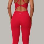 Overal Leginy - Dámsky / Overall leggings Classic / Červená / v1751