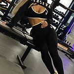 Legíny Bezšvové + Top - Súprava Dámska / Vysoký Pás / Seamless Leggings + TOP / SET / Čierna / v1729