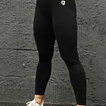 Legíny Bezšvové Dámske / Vysoký Pás / Seamless Leggings / SET / Čierna / v1736