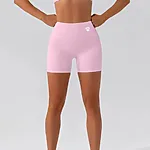 Kraťasy + Top - Súprava Dámska / shorts push up - Top SET / Ružová / v1754