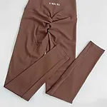 Legíny Dámsky / Leggings Push-UP 3 / Hnedá / v1762