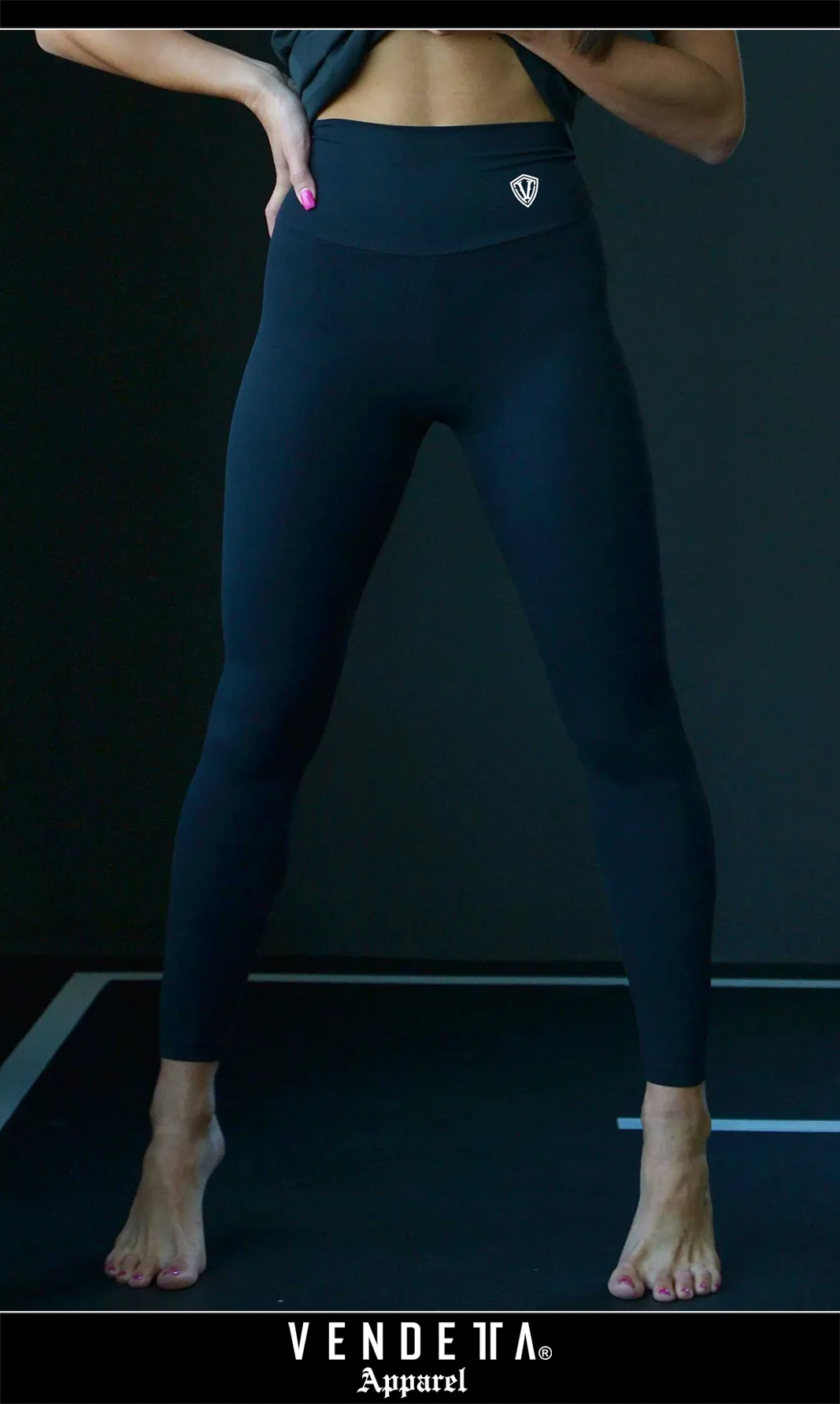 Legíny Dámsky / Leggings Push-UP 3 / Šedá / v1762 – Obrázok 5