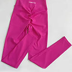 Legíny Dámsky / Leggings Push-UP 3 / Ružová / v1762