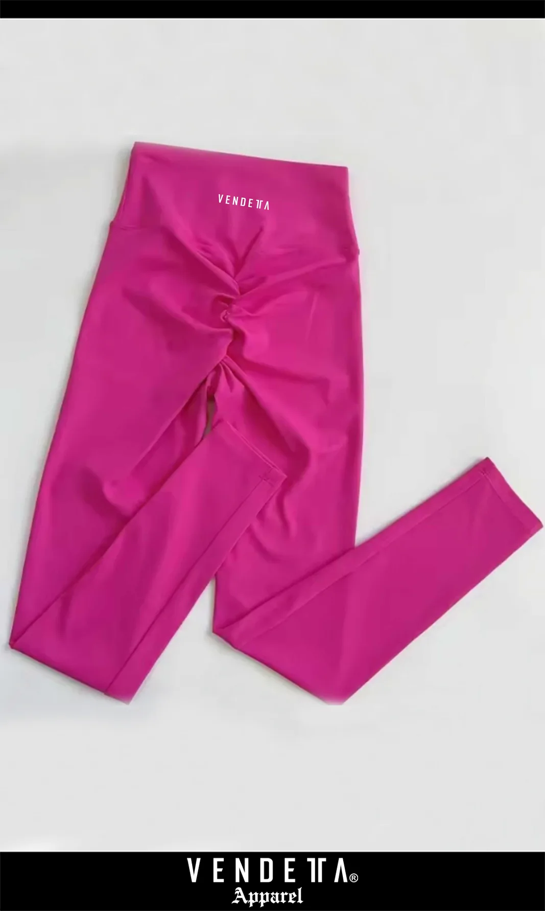 Legíny Dámsky / Leggings Push-UP 3 / Ružová / v1762 – Obrázok 1