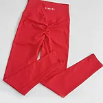 Legíny Dámsky / Leggings Push-UP 3 / Červená / v1762