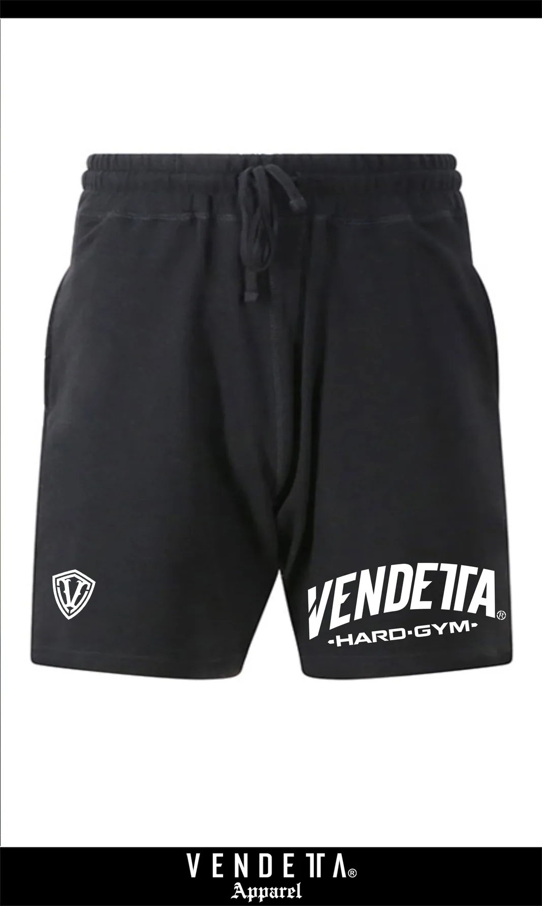 Kraťasy teplákové Muži /  MUSCLE SHORTs / Čierna / v1573 – Obrázok 2