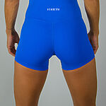 Kraťasy MINI Bezšvové Dámske / Shorts / Modrá / v1764