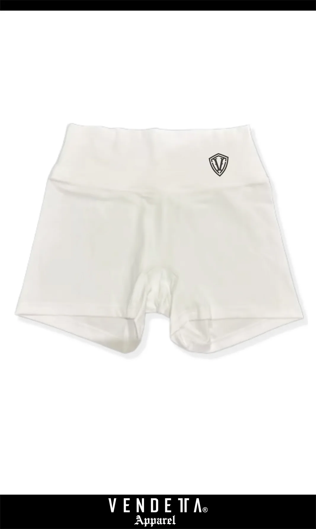 Kraťasy MINI Bezšvové Dámske / Shorts / Biela / v1764 – Obrázok 1