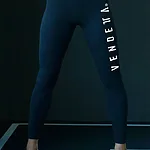 Legíny Dámsky / VA-Logo / Leggings Push-UP  / Čierna / v1766